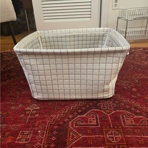 Container store large quilted bins